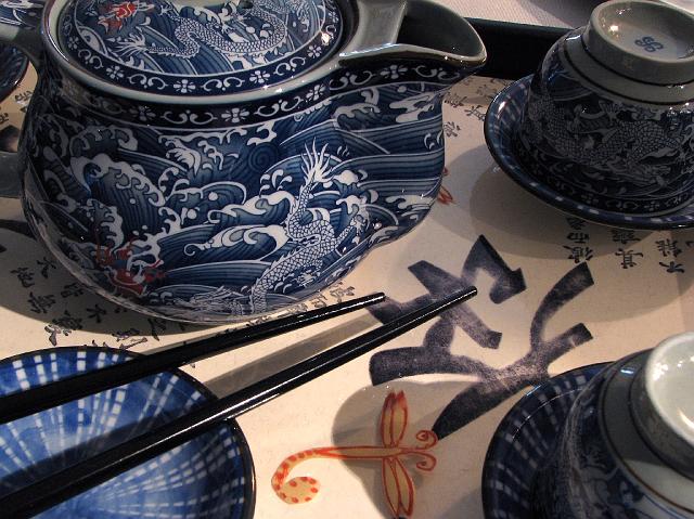 c0311 Japanese tea set 